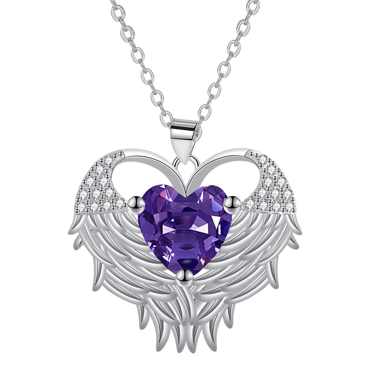 Copper With Silver Plated Heart Pendant Necklace