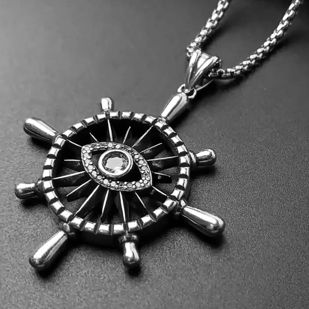 Devil's Eye Pendant Necklace, Men Women's Fashion Jewelry, Perfect for Parties & Gifts, Elegant Accessory for Everyday Wear