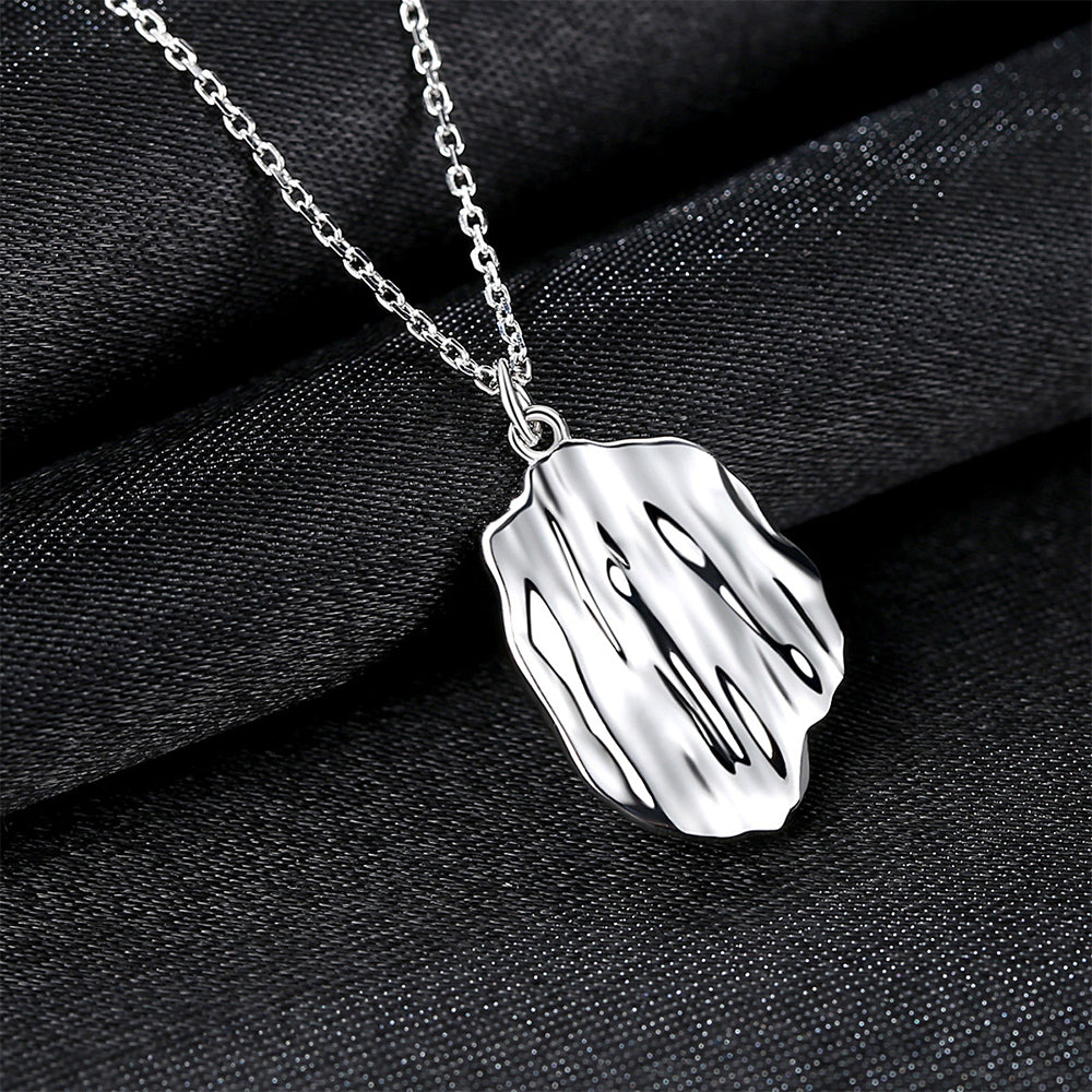 925 Sterling Silver Natural Pearl Drop Necklace Fashion Jewelry Gift for Women Girls