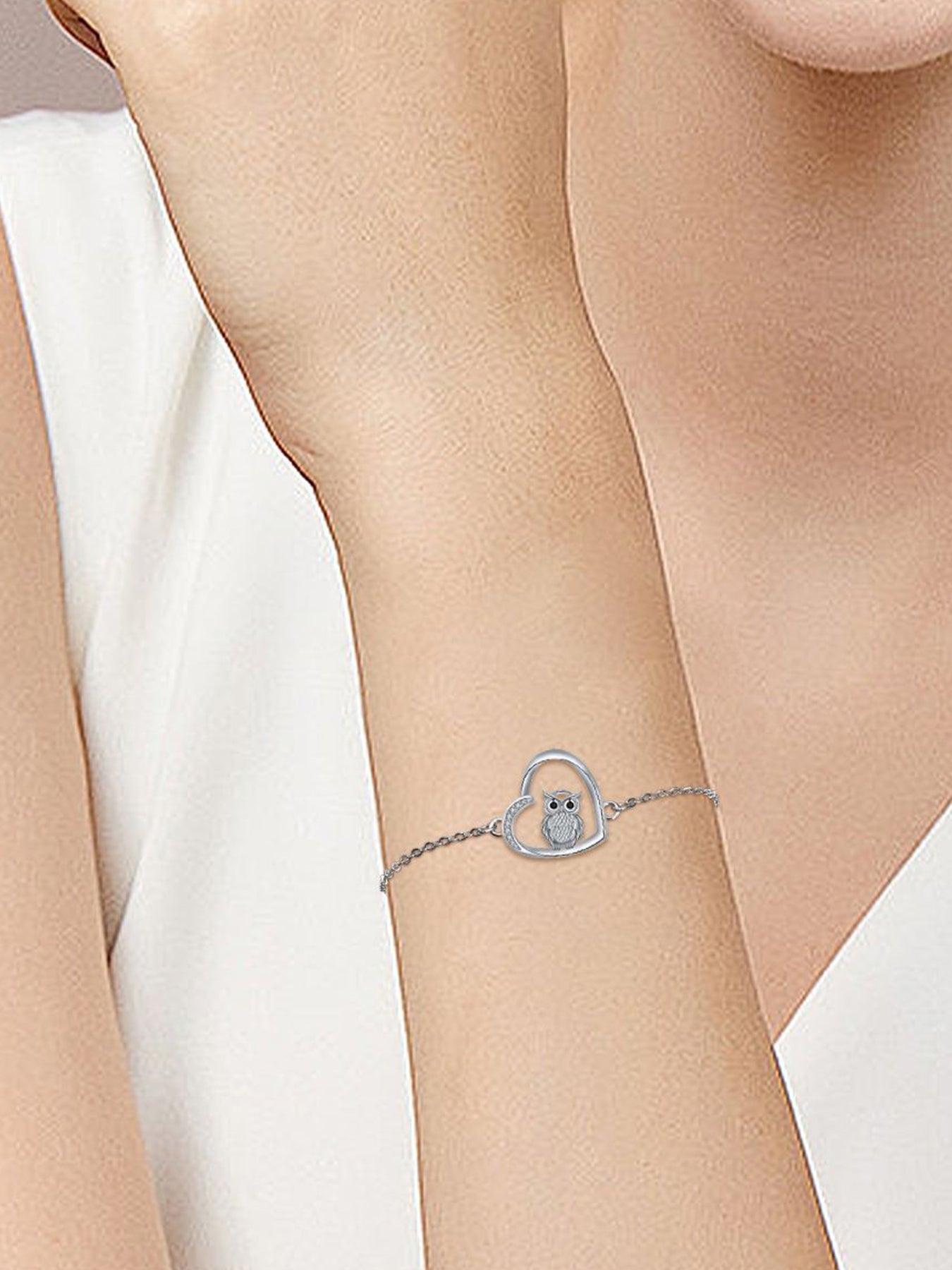 Cute Owl Design Bracelet, Fashionable Jewelry for Women & Girls, Trendy All-match & Exquisite Jewelry for Birthday Gift