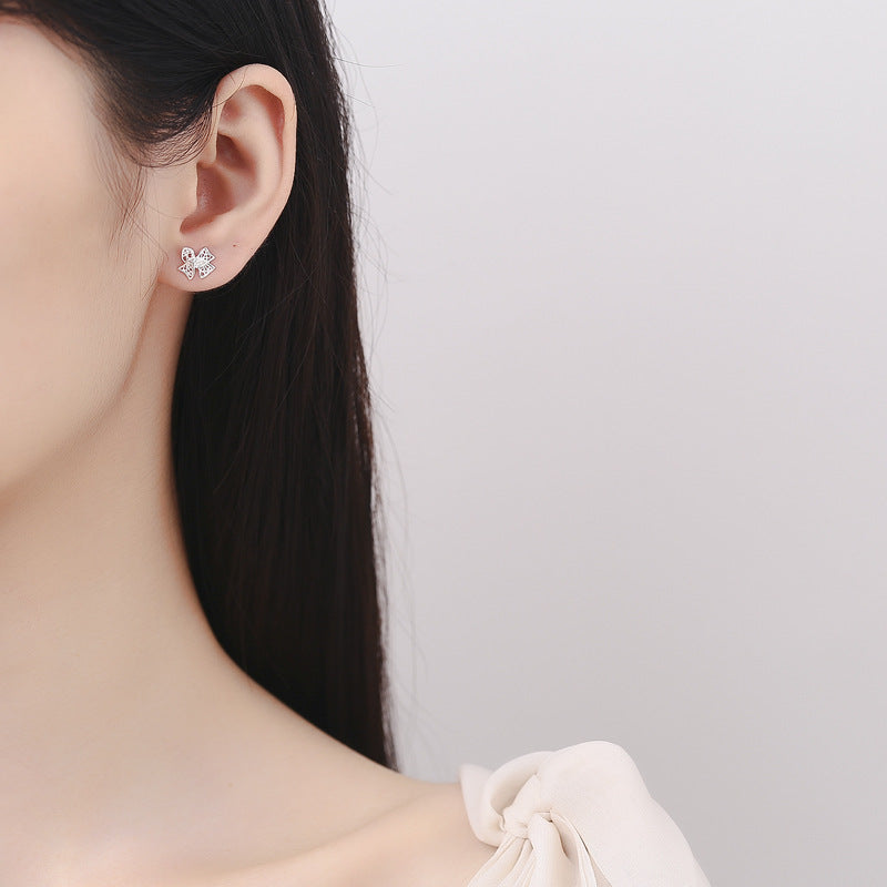925 Sterling Silver Screw Back Stud Earrings