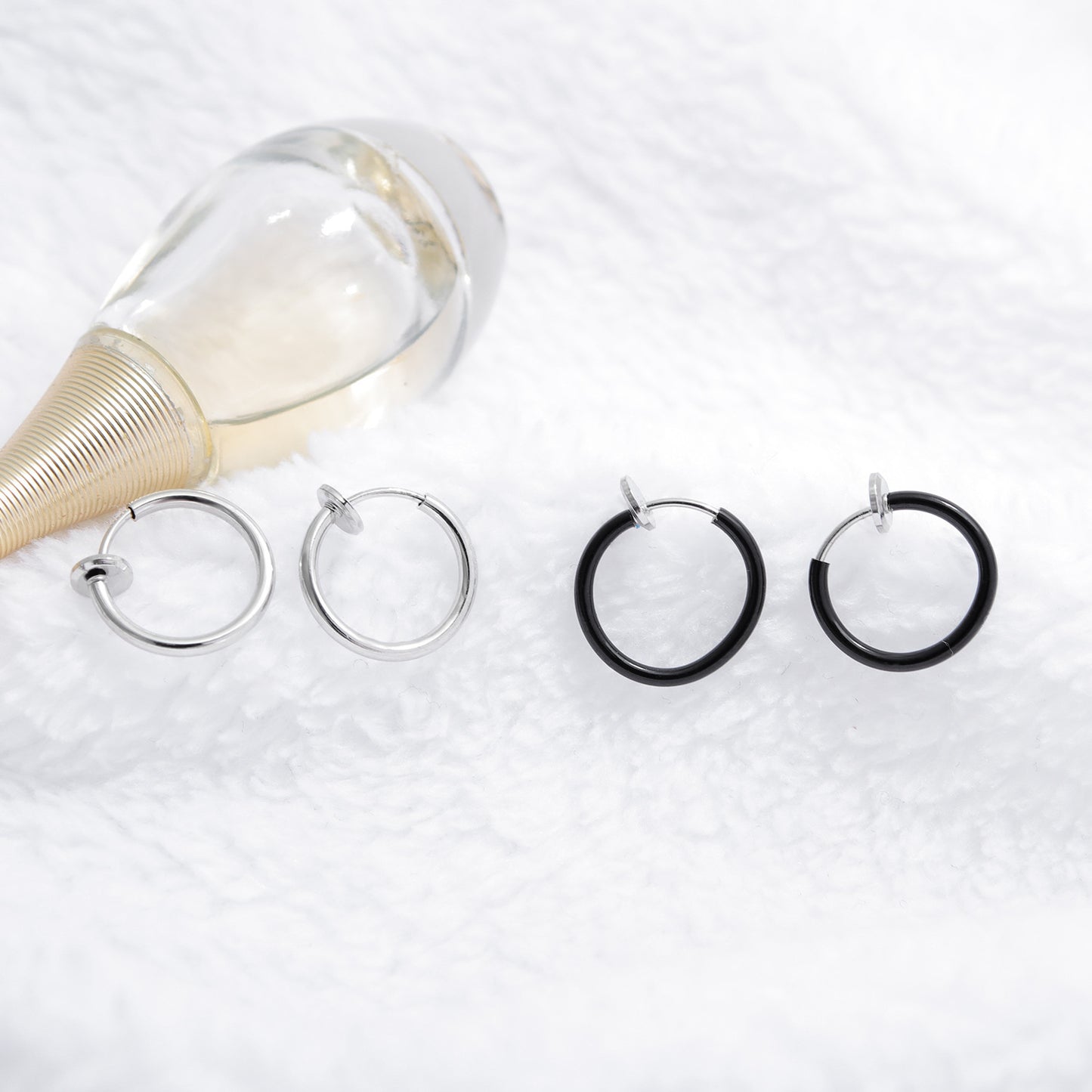 Stainless Steel Jewelry Hoop Fashion Earrings