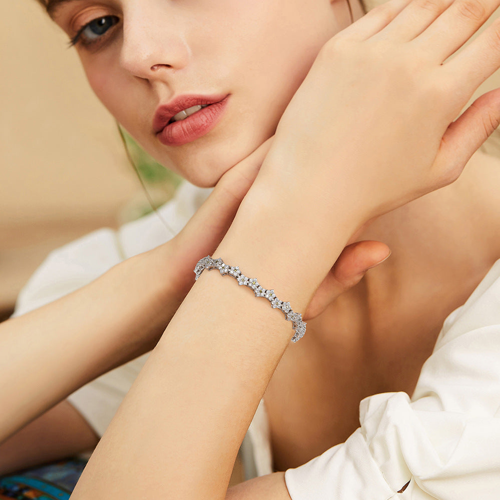 925 Sterling Silver Tennis Bracelet