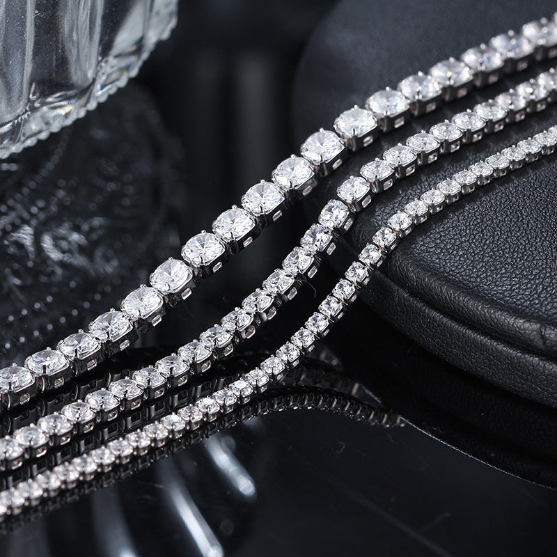 925 Sterling Silver 2mm 3mm 4mm Tennis Bracelet