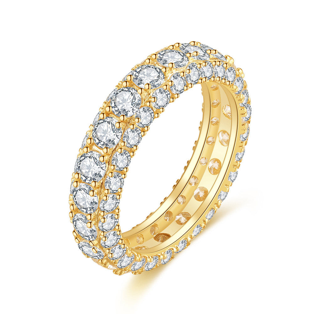 925 Sterling Silver Tennis Ring