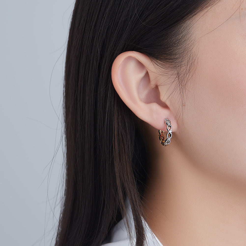 Brass With Plated Fashion Jewelry Earrings