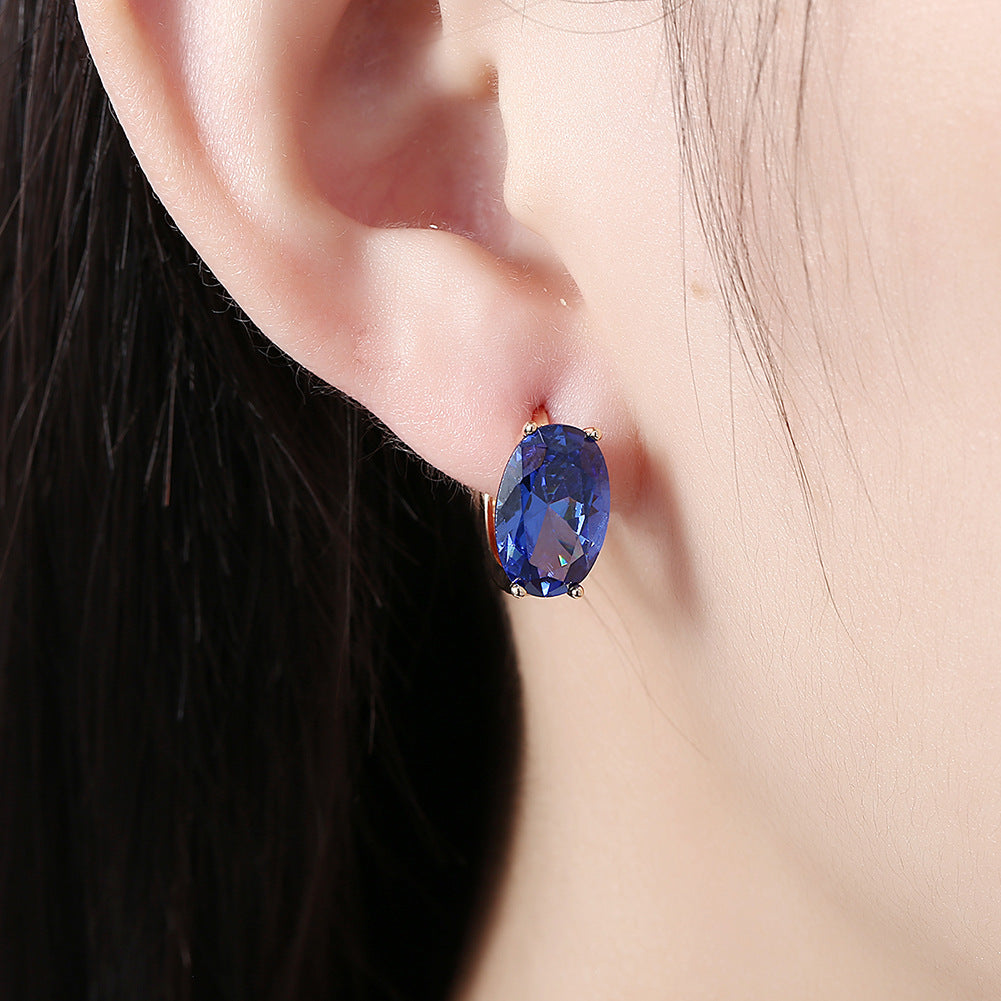 Brass With Plated Fashion Jewelry Earrings
