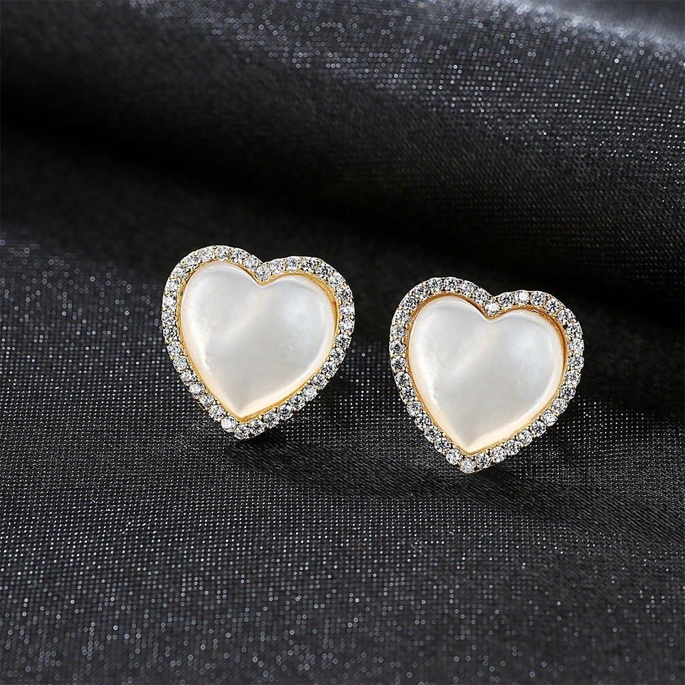 925 Sterling Silver Natural Pearl Drop Earrings Fashion Jewelry Gift for Women Girls