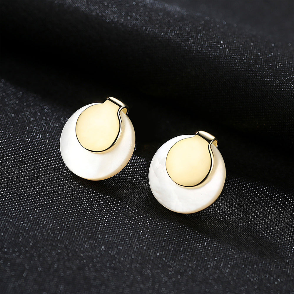 925 Sterling Silver Natural Pearl Drop Earrings Fashion Jewelry Gift for Women Girls