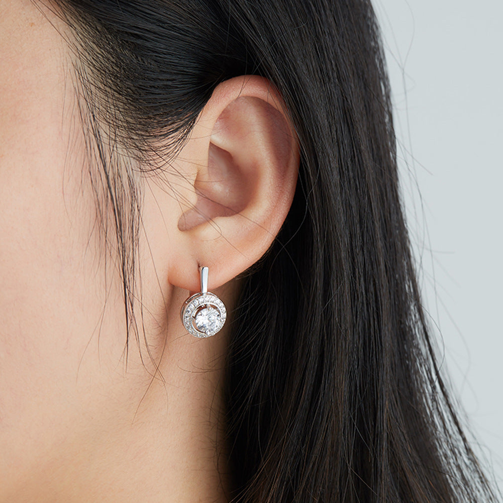 Brass With Plated Fashion Jewelry Earrings