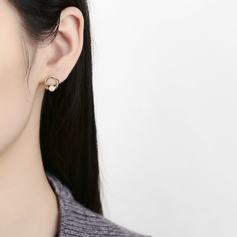 925 Sterling Silver Screw Back Stud Earrings