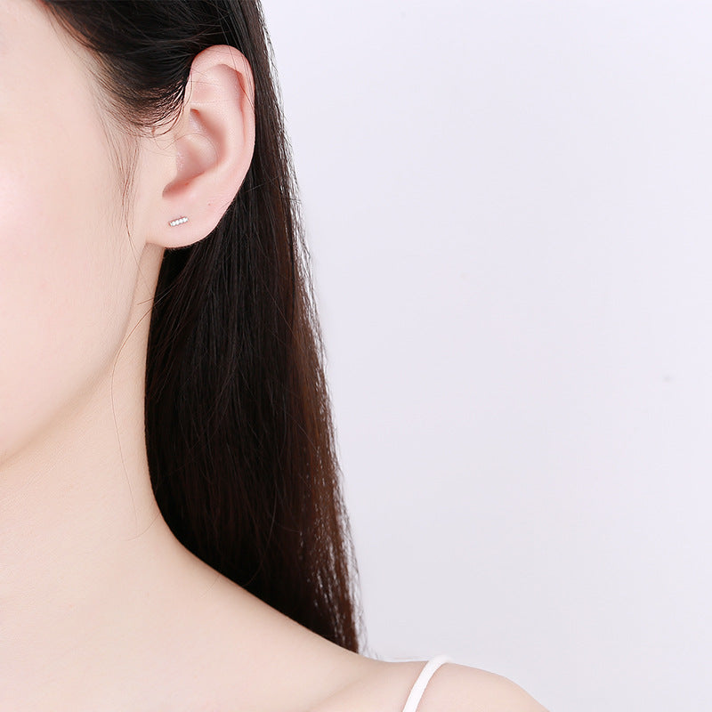 925 Sterling Silver Screwed Earrings