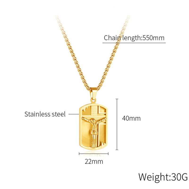 Stainless Steel Jewelry Cross Fashion Necklace Chain