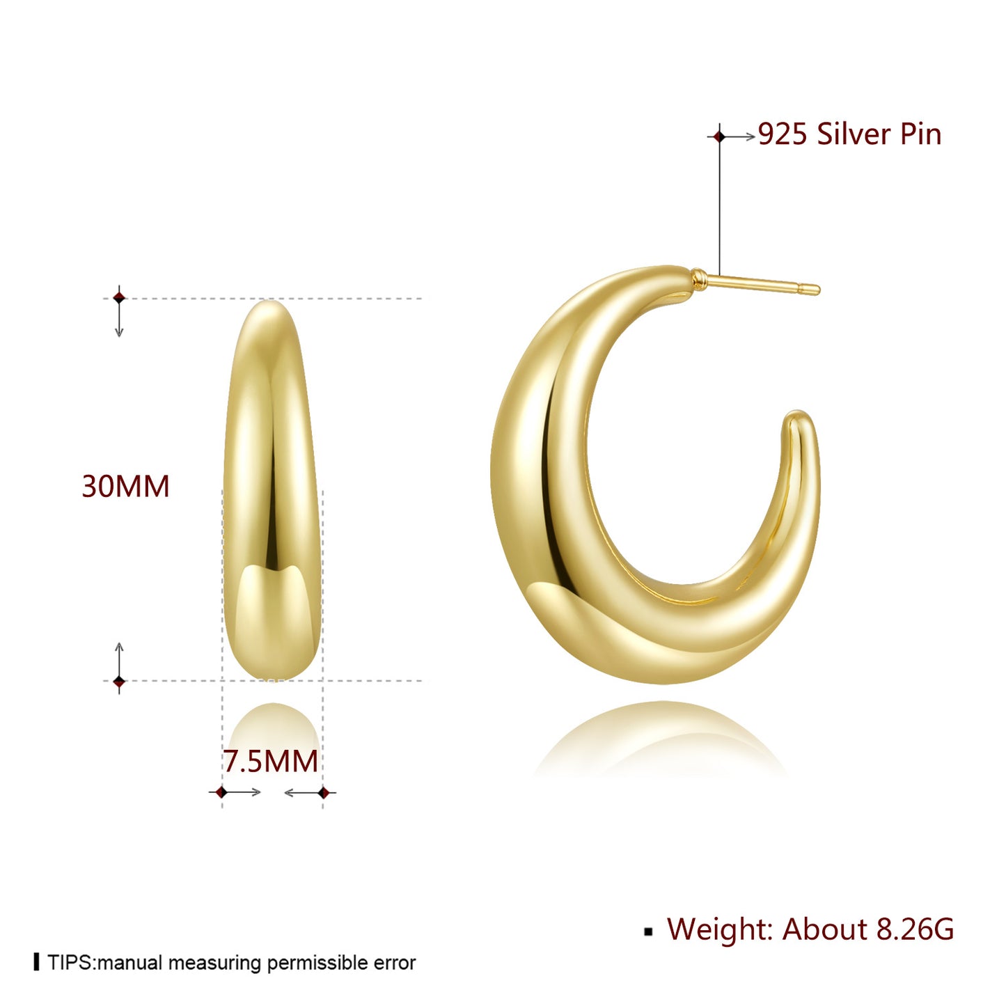 Brass With Plated Fashion Jewelry Earrings