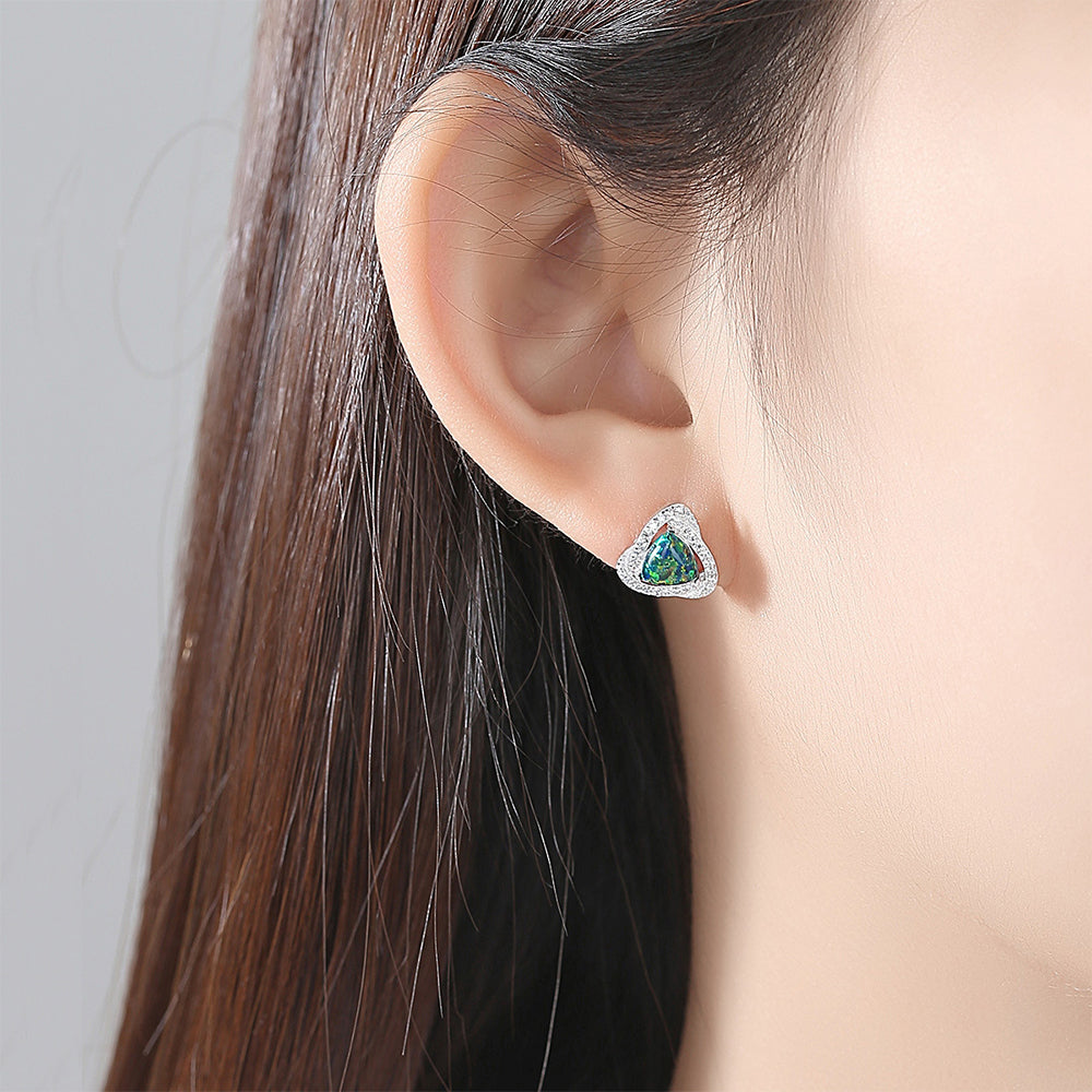 925 Sterling Silver Earrings Fashion Jewelry Gift for Women Girls