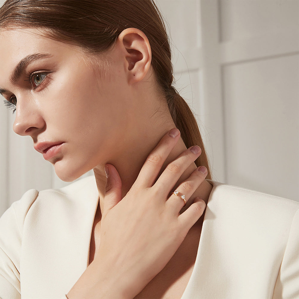 925 Sterling Silver Ring Fashion Jewelry Gift for Women Girls