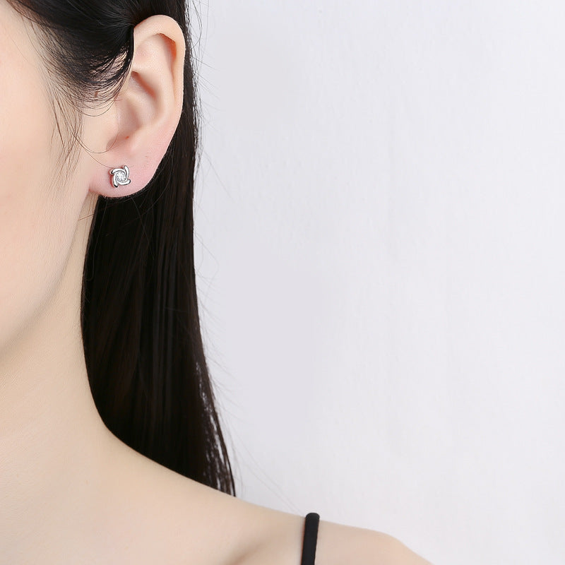 925 Sterling Silver Screw Back Stud Earrings