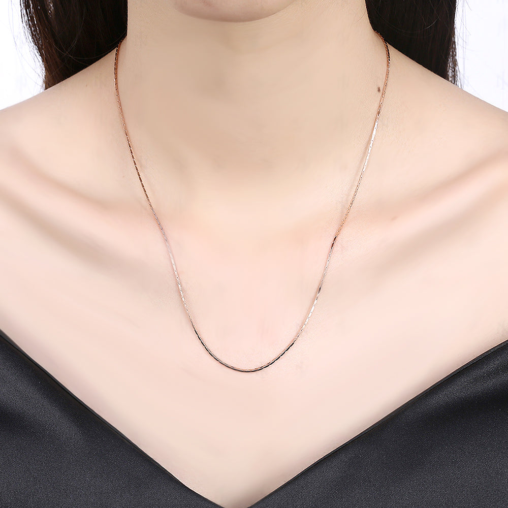 Brass With Plated Fashion Jewelry Necklace