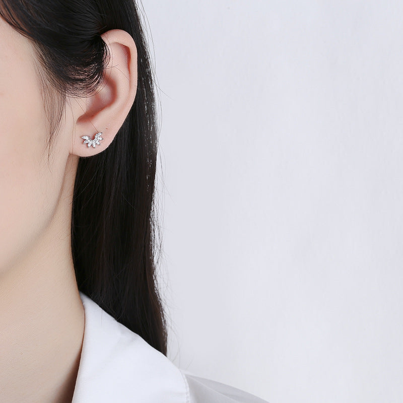 925 Sterling Silver Screw Back Stud Earrings