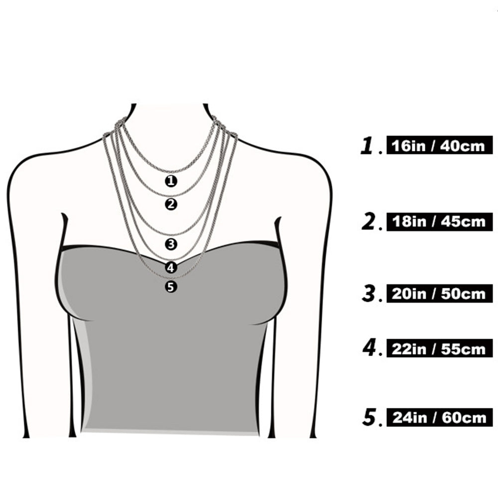 Cadena de semillas de melón en plata de ley 925