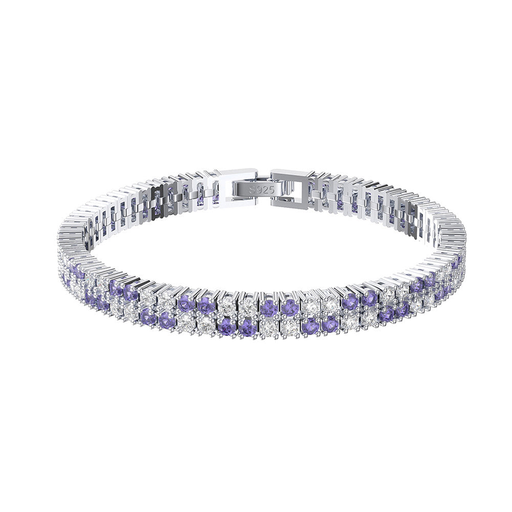 925 Sterling Silver Tennis Bracelet