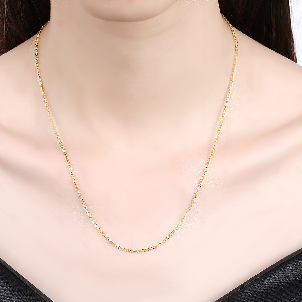 Brass With Plated Fashion Jewelry Necklace
