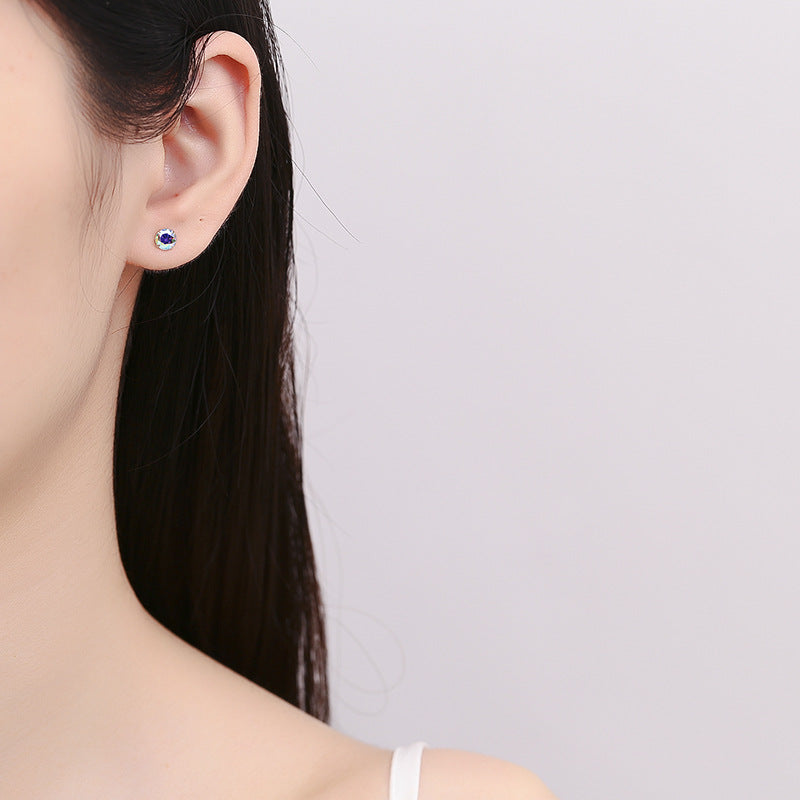 925 Sterling Silver Screw Back Stud Earrings