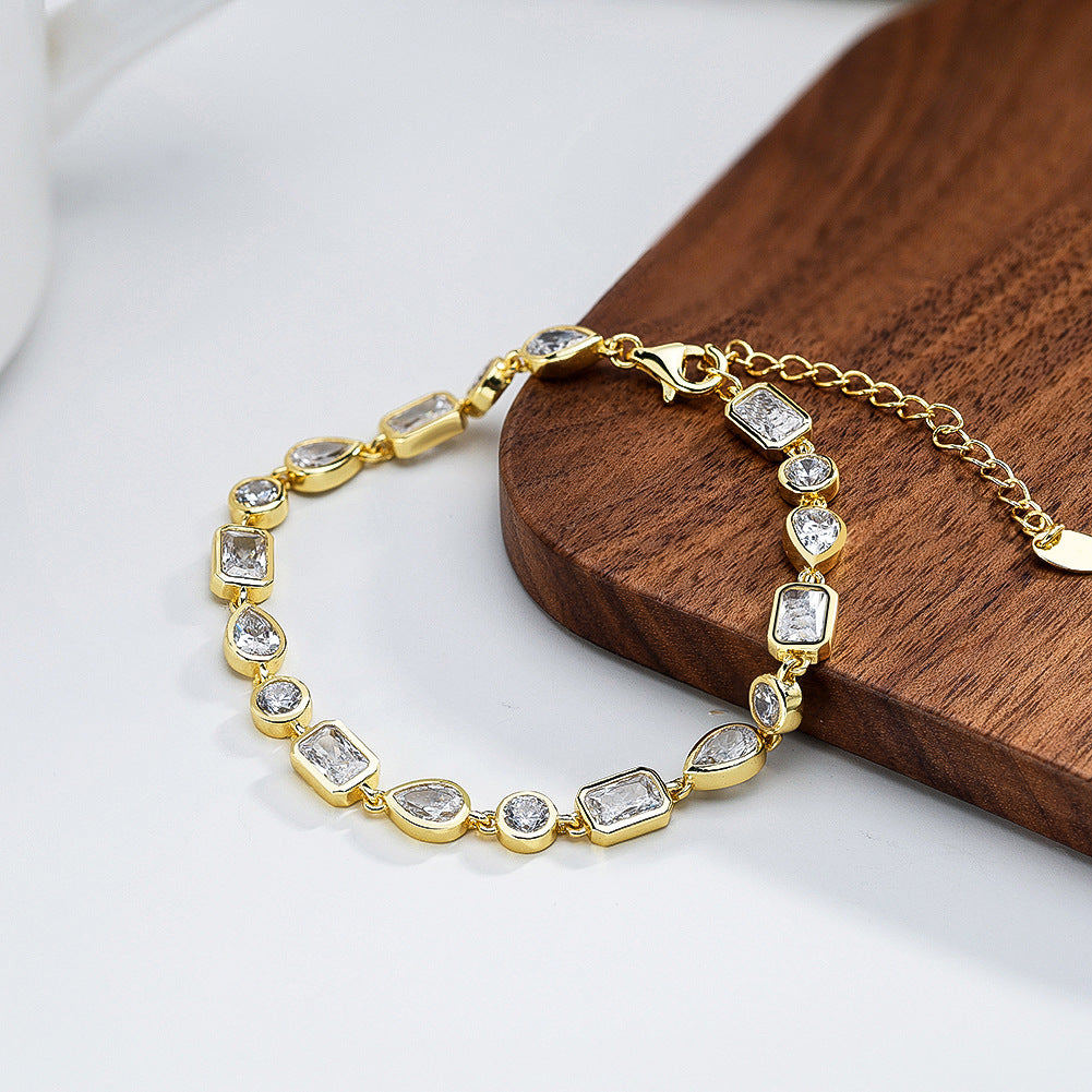 925 Sterling Silver 4mm Tennis Bracelet Extension Chain