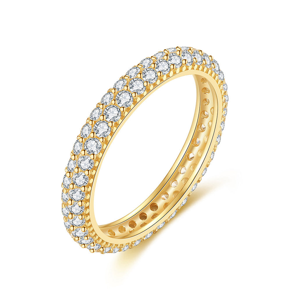 925 Sterling Silver Tennis Ring