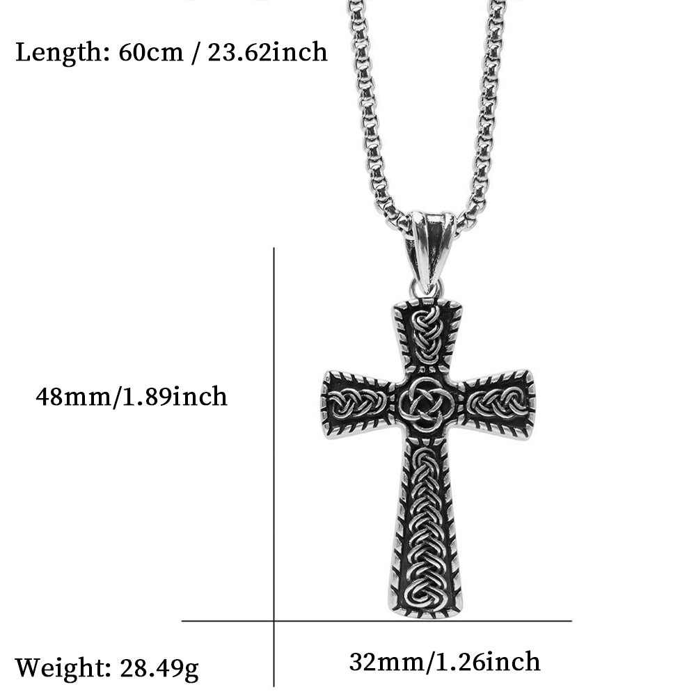 Cross Pendant Necklace, Men Women's Fashion Jewelry, Perfect for Parties & Gifts, Elegant Accessory for Everyday Wear