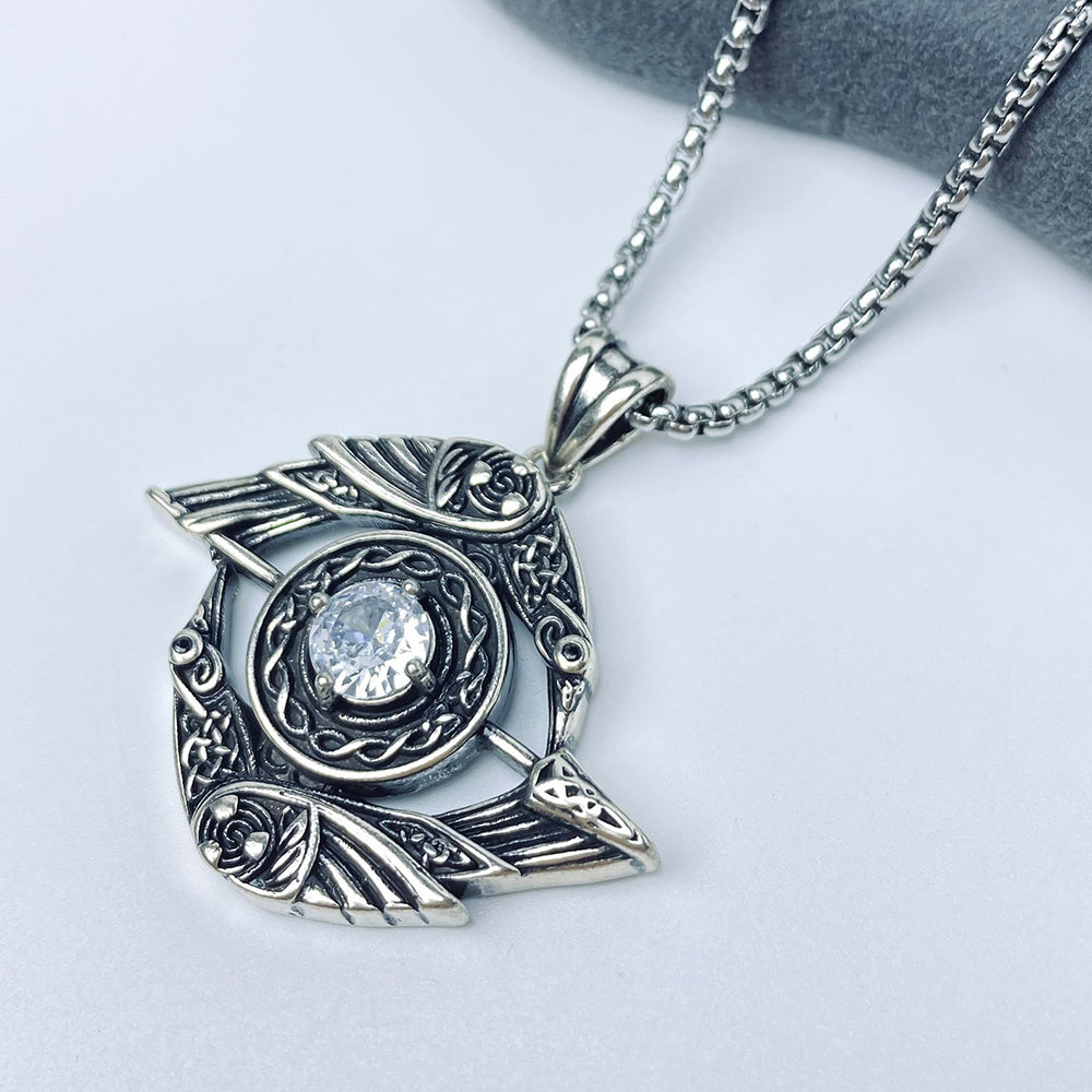 Eyes of Horus Pendant Necklace, Men Women's Fashion Jewelry, Perfect for Parties & Gifts, Elegant Accessory for Everyday Wear