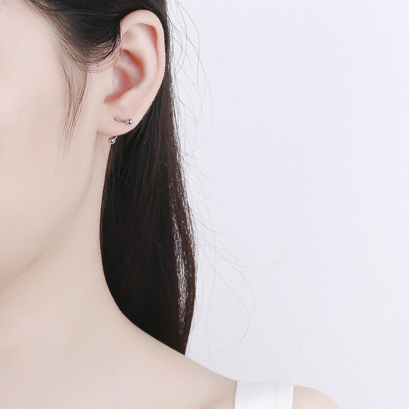 925 Sterling Silver Screw Back Stud Earrings
