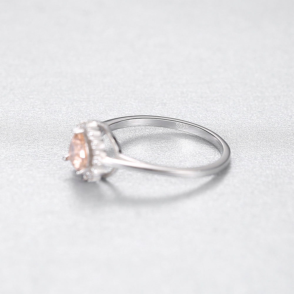 925 Sterling Silver Heart Ring Fashion Jewelry Gift for Women Girls