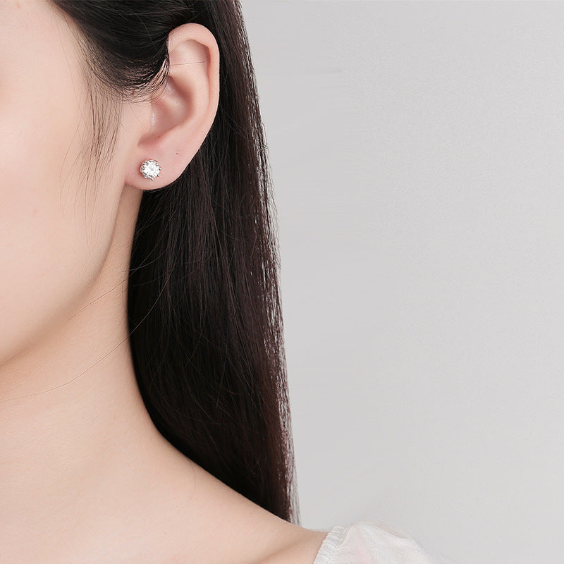 925 Sterling Silver Screwed Earrings