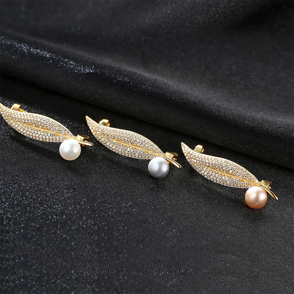 925 Sterling Silver Brooch Fashion Jewelry Gift for Women Girls