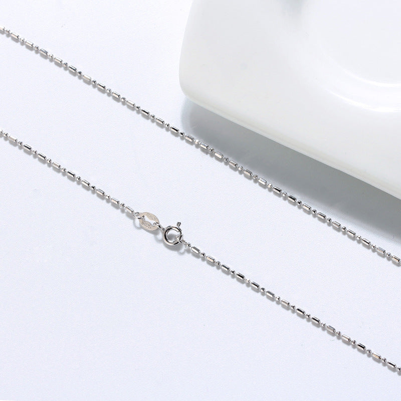 925 Sterling Silver Ball Barrel Bead Chain