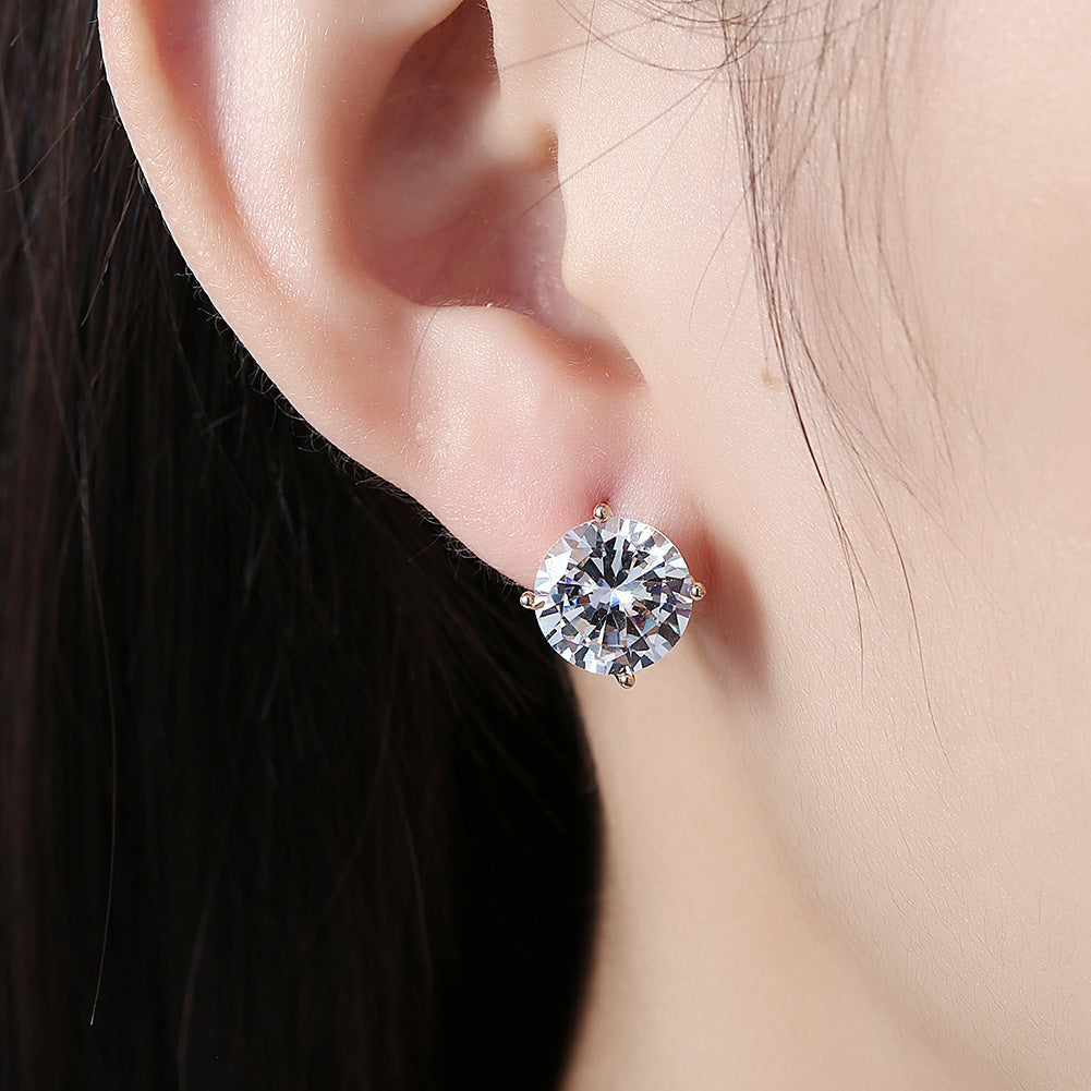 Brass With Plated Fashion Jewelry Earrings