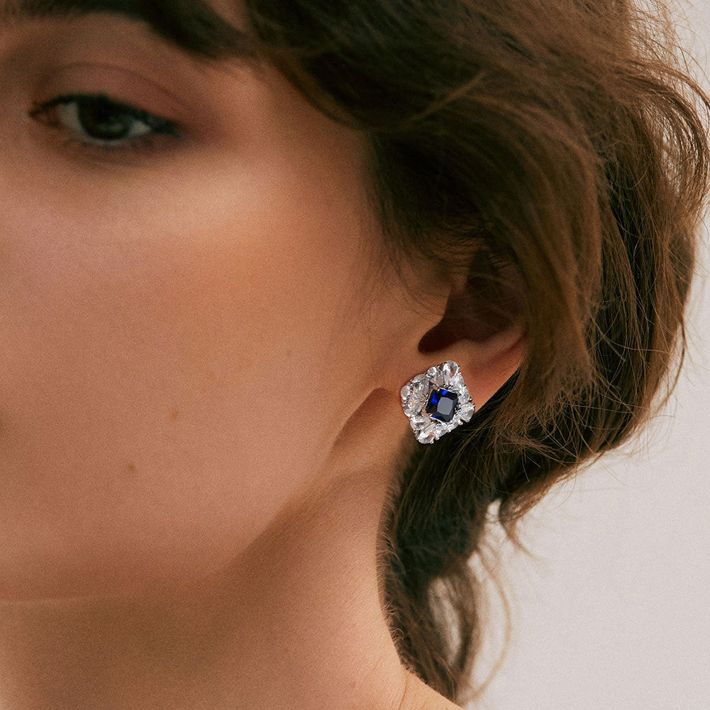 925 Sterling Silver Zircon Earrings