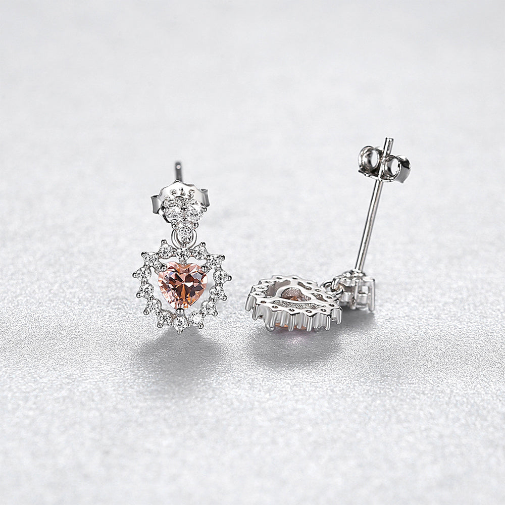 925 Sterling Silver Earrings Fashion Jewelry Gift for Women Girls