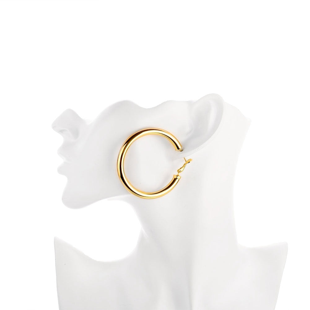 Brass With Plated Fashion Jewelry Earrings