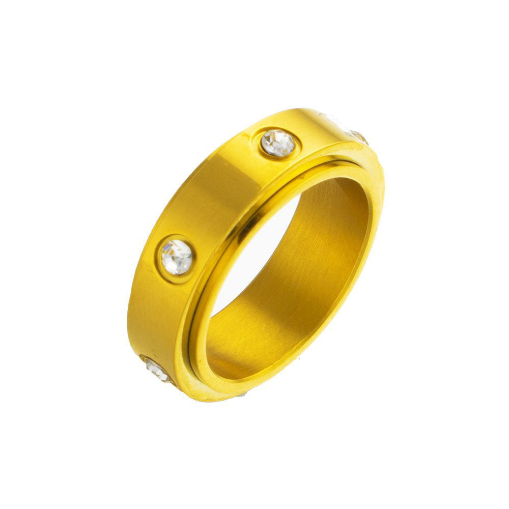 Stainless Steel Minimalist Fashion Ring