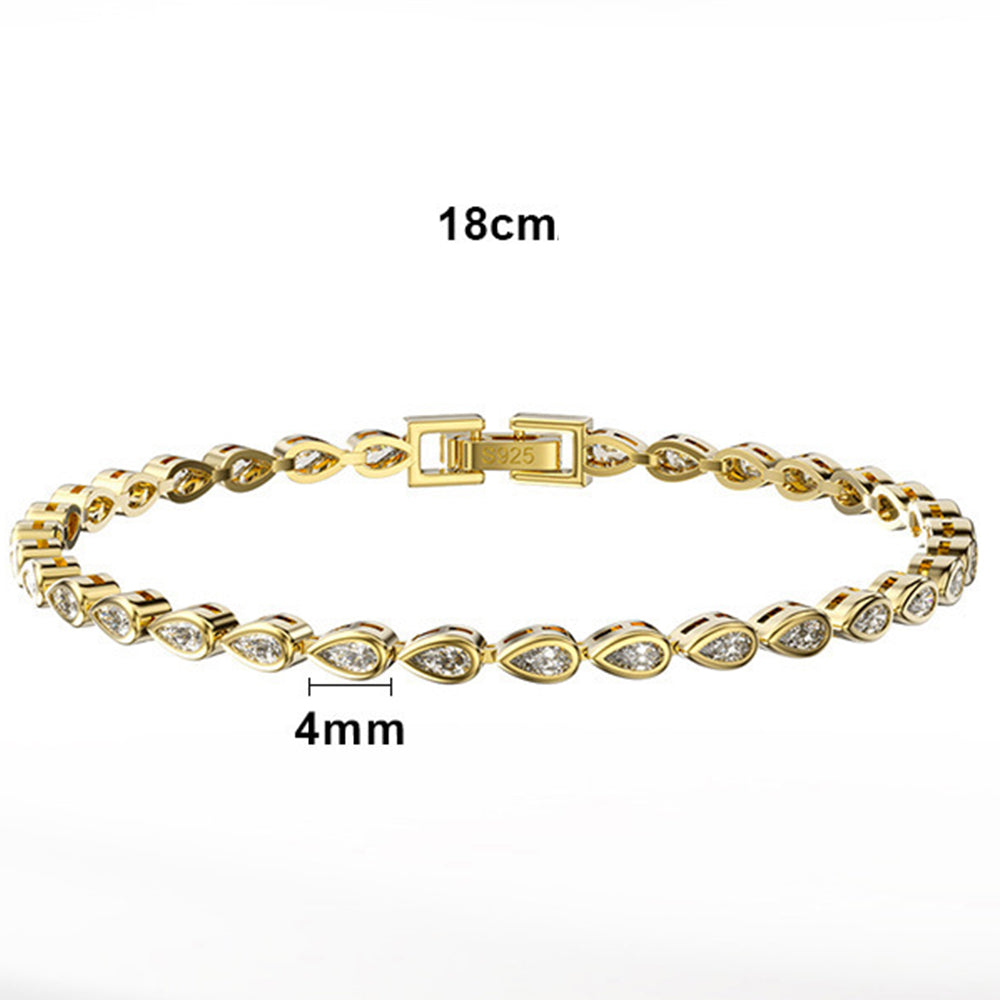 925 Sterling Silver 4mm Tennis Bracelet