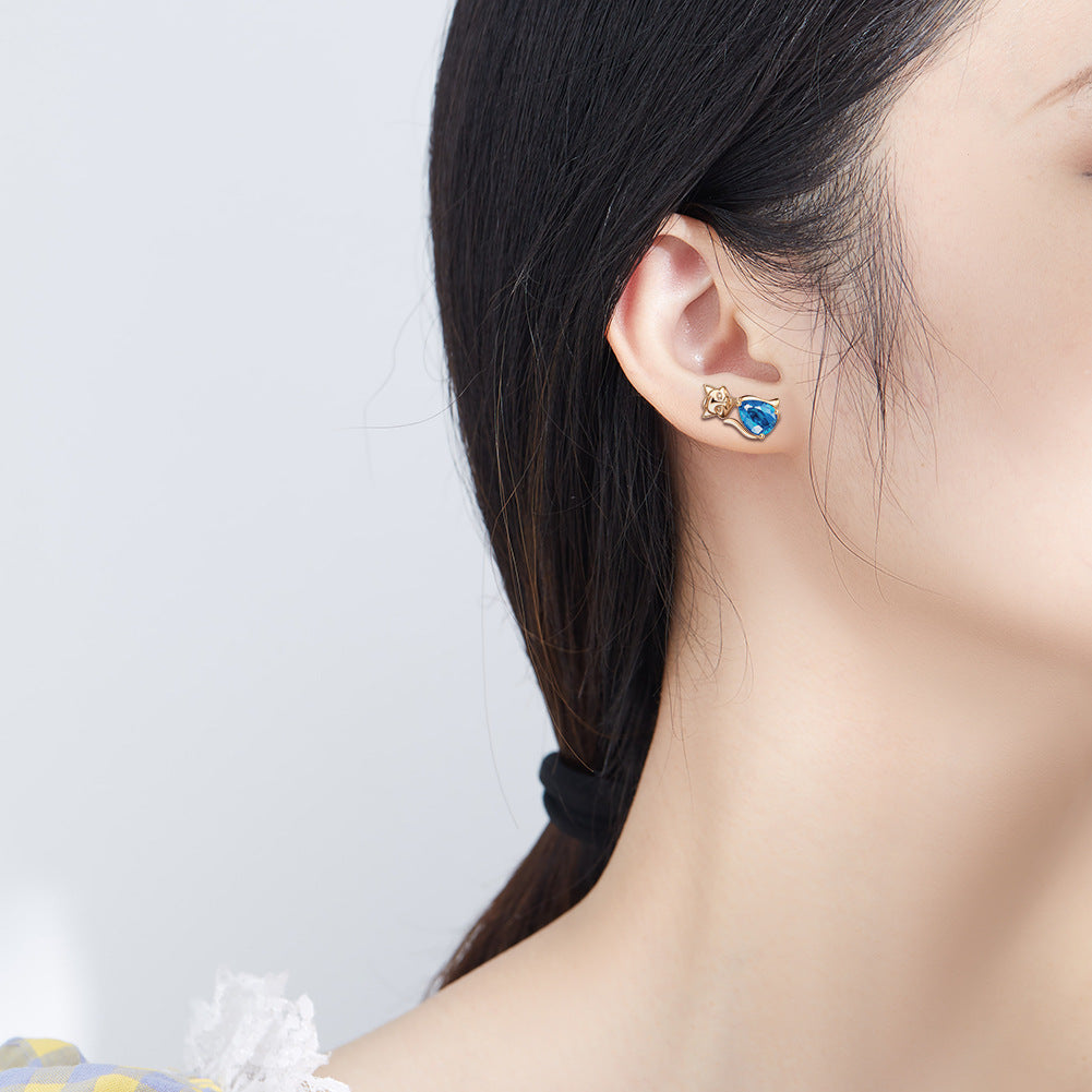 Brass With Plated Fashion Jewelry Earrings