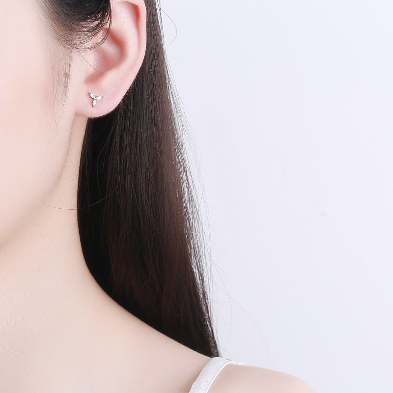 925 Sterling Silver Screw Back Stud Earrings