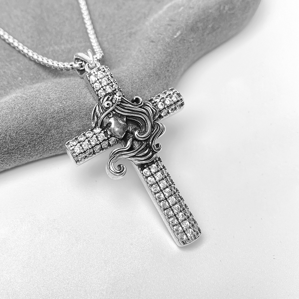 Cross Pendant Necklace, Men Women's Fashion Jewelry, Perfect for Parties & Gifts, Elegant Accessory for Everyday Wear