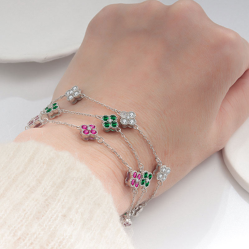 925 Sterling Silver Fashion Lucky Bracelet