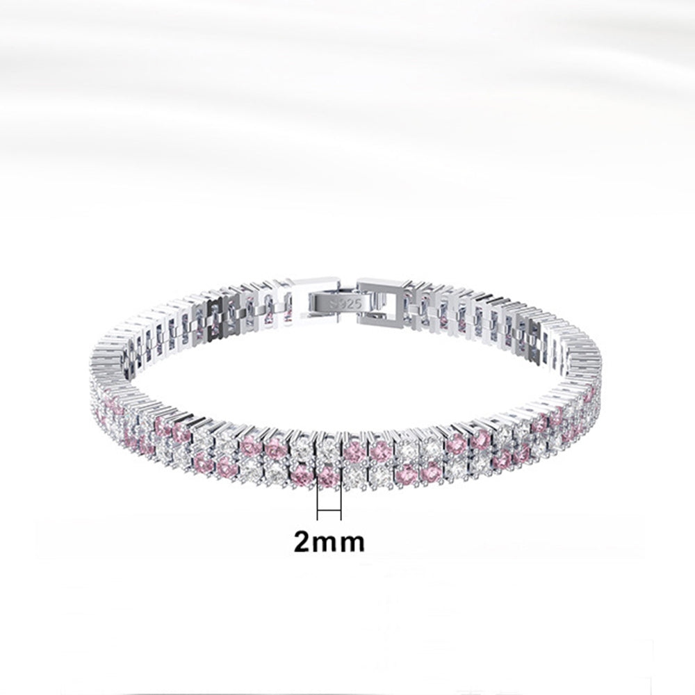 925 Sterling Silver Tennis Bracelet