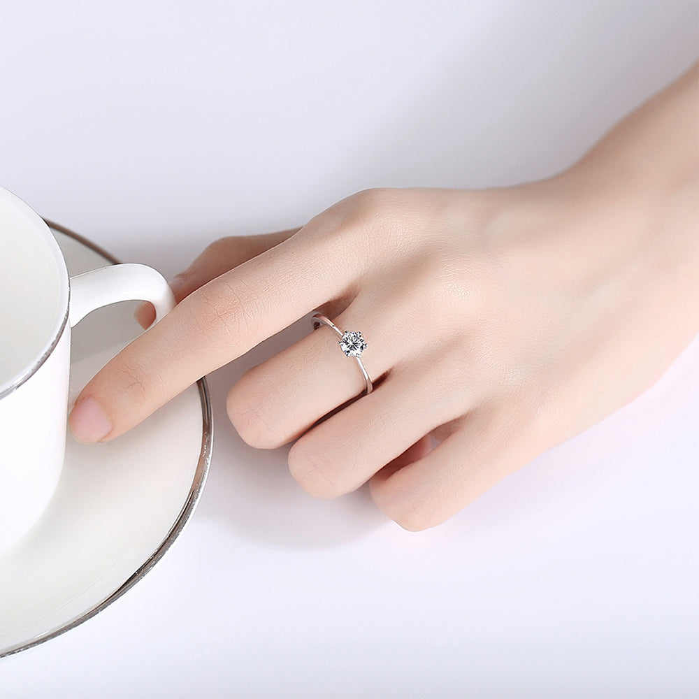 925 Sterling Silver Ring Fashion Jewelry Gift for Women Girls