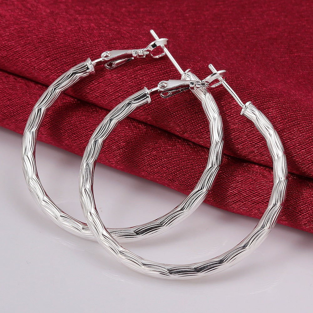 Brass With Plated Fashion Jewelry Earrings
