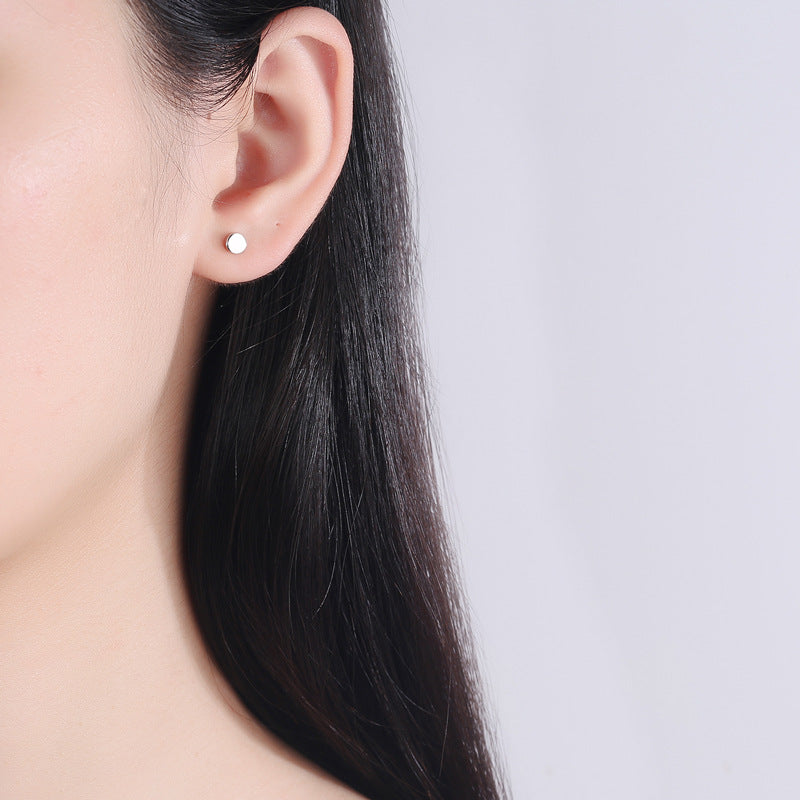 925 Sterling Silver Screw Back Stud Earrings